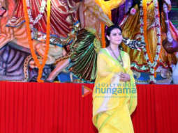 Kajol snapped at Durga Puja in Andheri