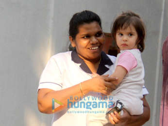 Karan Johar's twins Ruhi and Yash Johar spotted in Khar