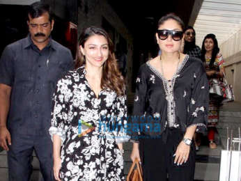 Kareena Kapoor Khan and Soha Ali Khan spotted at Hakkasan