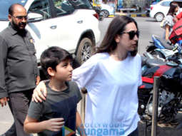 Karisma Kapoor and Malaika Arora spotted at Bastian in Bandra