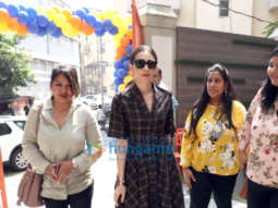 Karisma Kapoor spotted at Aditya Birla World Academy