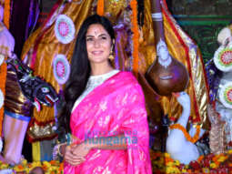 Katrina Kaif snapped visiting a Durga Puja pandal