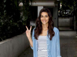 Kriti Sanon and Varun Dhawan spotted at Maddock Films’ office