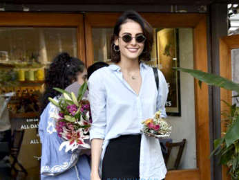 Mandana Karimi snapped at Sequel in Bandra