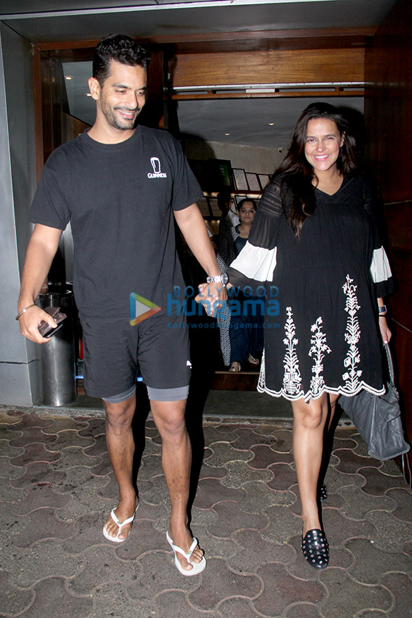neha dhupia and angad bedi spotted at salt water 4