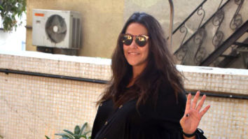 Neha Dhupia spotted after a salon session in Bandra