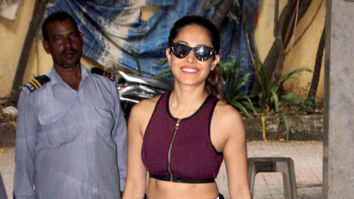 Nushrat Bharucha snapped at the gym