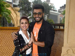 Parineeti Chopra and Arjun Kapoor snapped promoting Namaste England at JW Marriott