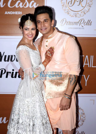 Prince Narula and Yuvika Chaudhary’s mehendi ceremony