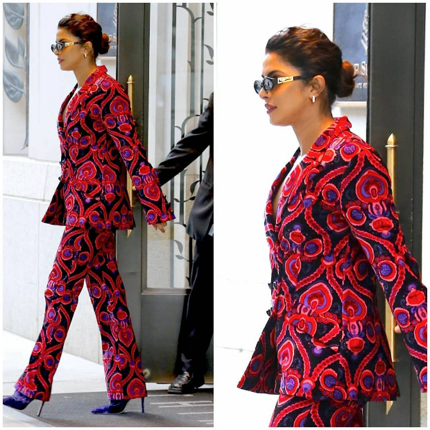 Priyanka Chopra in Anna Sui while in NYC (2)