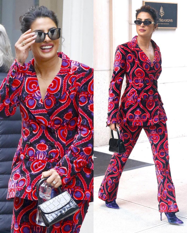 Priyanka Chopra in Anna Sui while in NYC (3)