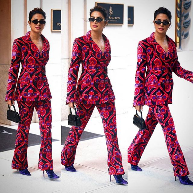 Priyanka Chopra in Anna Sui while in NYC (5)