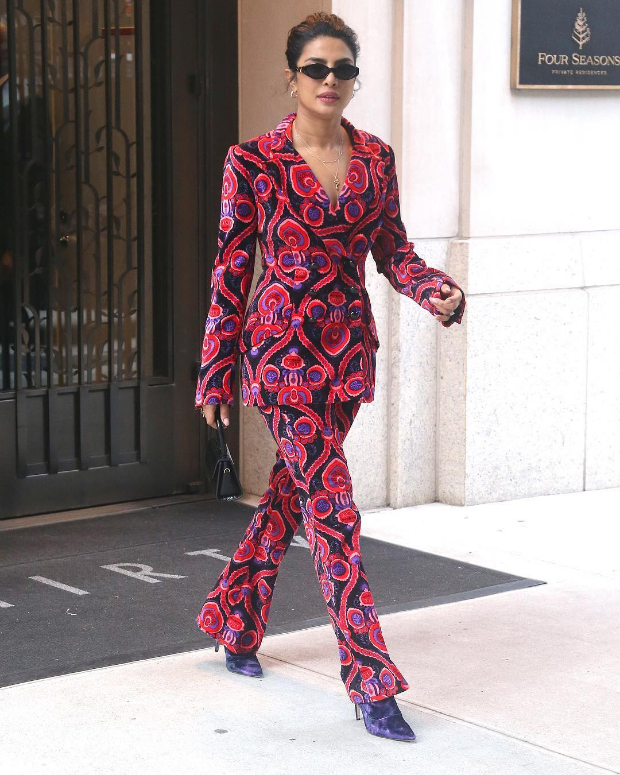 Priyanka Chopra in Anna Sui while in NYC (7)