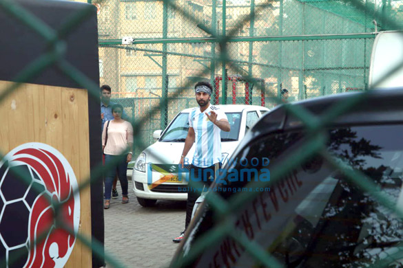 ranbir kapoor armaan jain and aadar jain snapped during a football match 6