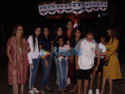 Raveena Tandon snapped celebrating Dusshera