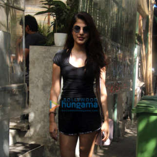 Rhea Chakraborty spotted at The Kitchen Garden