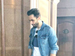 Rohan Mehra snapped promoting the film Baazaar