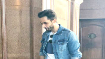 Rohan Mehra snapped promoting the film Baazaar