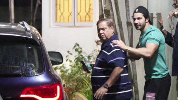 SPOTTED: Varun Dhawan with Girlfriend Natasha,David Dhawan to Watch Movie