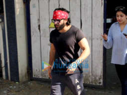Saif Ali Khan spotted at a dubbing studio