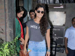 Saiyami Kher spotted at Pali Village Cafe in Bandra
