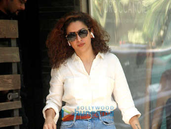 Sanya Malhotra snapped at Biguine salon in Juhu