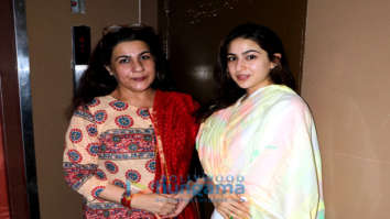 Sara Ali Khan and Amrita Singh snapped at PVR, Juhu