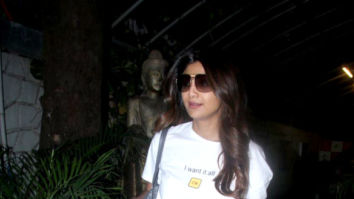 Shilpa Shetty snapped at a spa