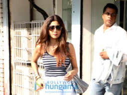 Shilpa Shetty spotted at Glory Nail Spa in Juhu