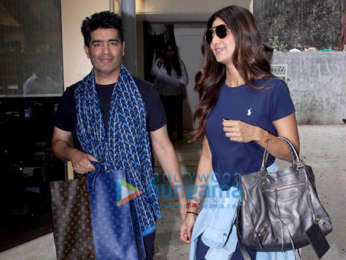 Shilpa Shetty spotted at Manish Malhotra's office