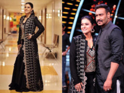 Slay or Nay: Kajol in Anamika Khanna on Indian Idol 10 for Helicopter Eela promotions Slay or Nay: Kajol in Anamika Khanna on Indian Idol 10 for Helicopter Eela promotions
