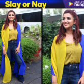 Slay or Nay - Parineeti Chopra in Payal Khandwala for Namaste England promotions