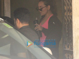 Sonakshi Sinha snapped outside a gym