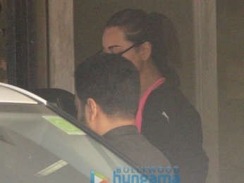 Sonakshi Sinha snapped outside a gym