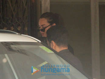 Sonakshi Sinha snapped outside a gym