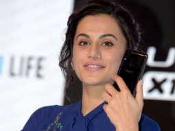 Taapsee Pannu attends the launch of Panasonic Mobiles