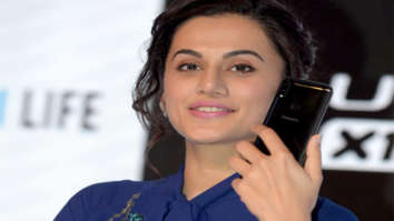 Taapsee Pannu attends the launch of Panasonic Mobiles