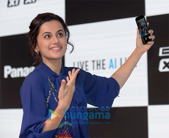 taapsee pannu attends the launch of panasonic mobiles 6