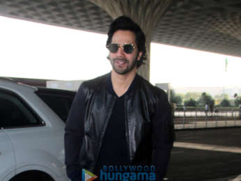 Varun Dhawan, Manushi Chhillar and Kunal Khemu snapped at the airport