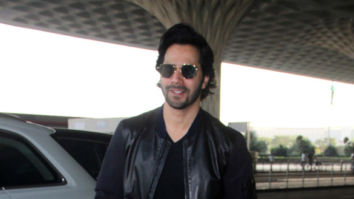 Varun Dhawan, Manushi Chhillar and Kunal Khemu snapped at the airport