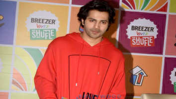 Varun Dhawan snapped attending the Breezer event
