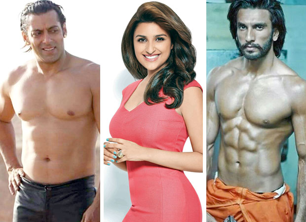WATCH Who looks better WITHOUT A SHIRT – Salman Khan or Ranveer Singh Parineeti Chopra answers