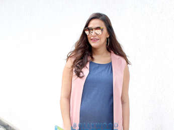 Zoya Akhtar and Neha Dhupia snapped on sets of the show No Filter Neha
