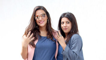 Zoya Akhtar and Neha Dhupia snapped on sets of the show No Filter Neha