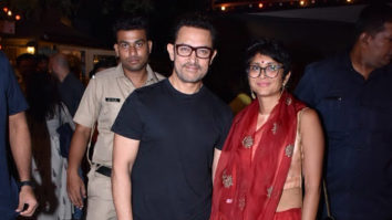 SPOTTED : Aamir Khan with Kiran Rao @ Prithvi Theatre