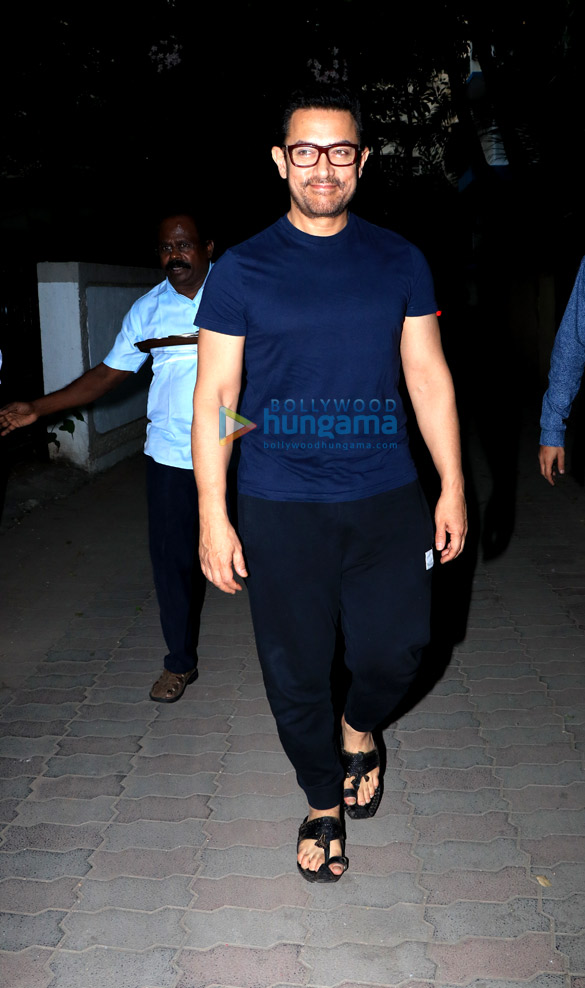 Aamir Khan spotted in Juhu