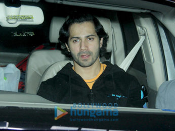 Aayush Sharma and Varun Dhawan snapped at the gym in Juhu
