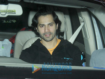 Aayush Sharma and Varun Dhawan snapped at the gym in Juhu