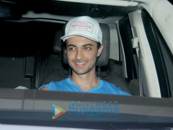 Aayush Sharma and Varun Dhawan snapped at the gym in Juhu