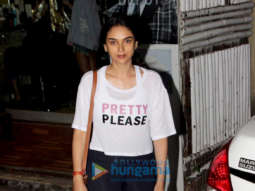 Aditi Rao Hydari snapped at a salon